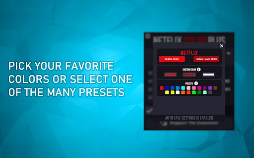 Netflix Color Plus: Customize Your Netflix Experience & Auto-Skip - Screenshot 2