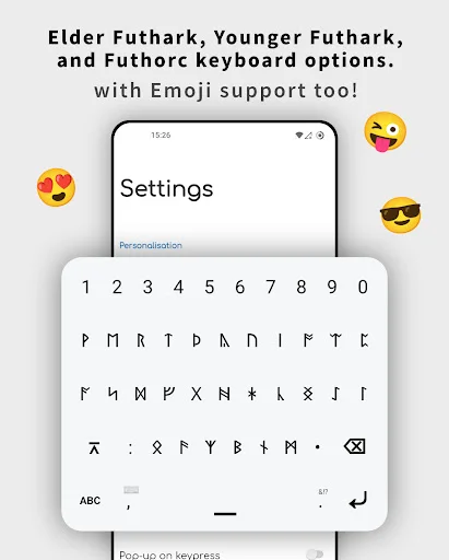 Download Runic Keyboard Terbaru – Ketik Runic Elder & Younger Futhark - Screenshot 14
