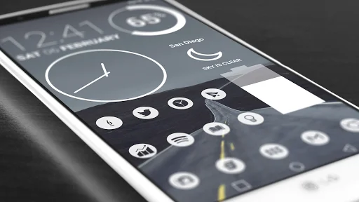 Download Light Void Pro Terbaru – Paket Ikon Minimalis Putih - Screenshot 9