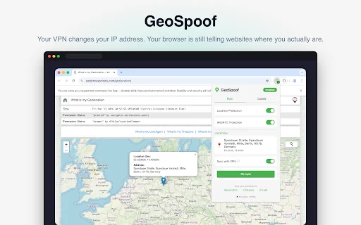 Download GeoSpoof Terbaru – Ubah Lokasi & Privasi Browser - Screenshot 1