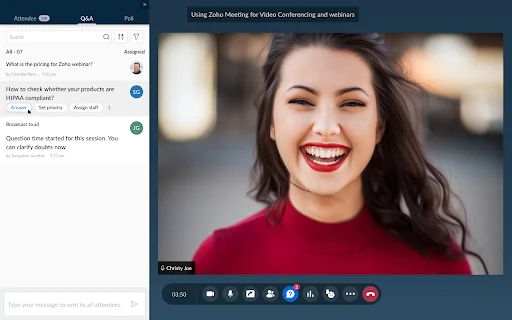 Download Zoho Meeting Terbaru – Konferensi Video & Webinar Gratis - Screenshot 5
