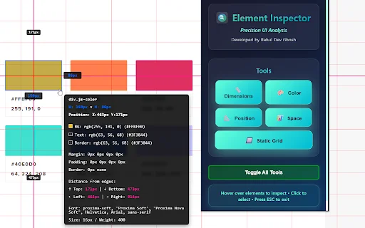 Element Inspector: Alat Analisis UI Presisi untuk Developer - Screenshot 3
