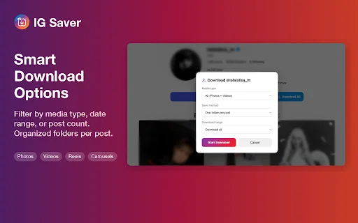 IG Saver 2026: Download Foto & Video Instagram Tanpa Login - Screenshot 2