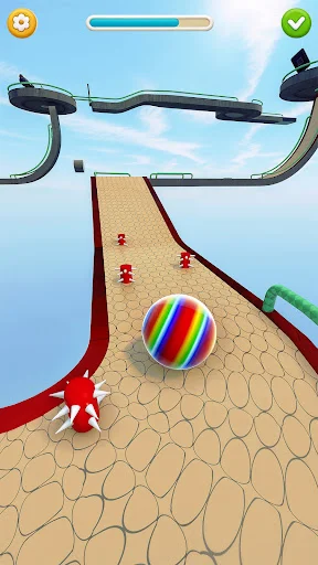 Download Rolling Ball 2048: Ball Run 3D – Game Seru Gratis - Screenshot 2