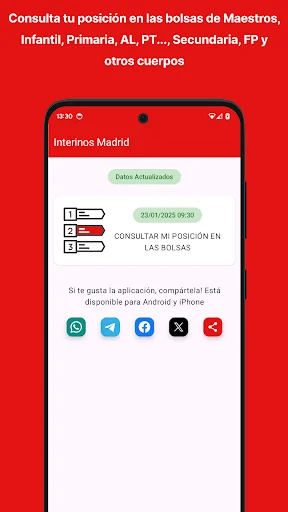 Unduh Interinos Madrid. Educación Terbaru – Pantau Posisi Anda - Screenshot 1
