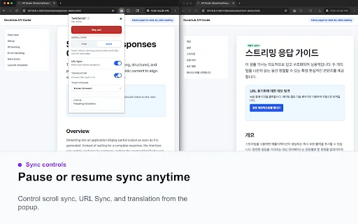 TwinScroll: Sinkronisasi Scrolling Tab Berdampingan Terbaik - Screenshot 3
