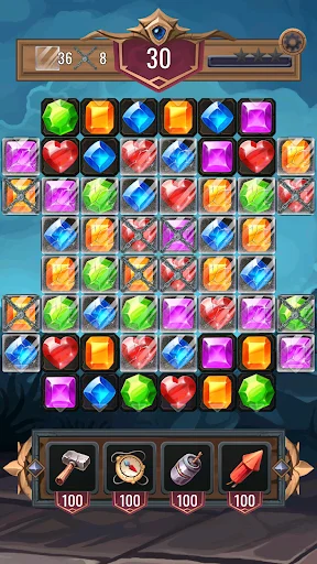 Download Diamond Dungeon Match 3 Terbaru – Game Puzzle Seru - Screenshot 4