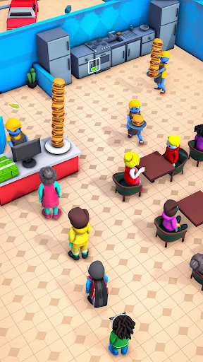 Download Idle Burger Shop: Cafe Tycoon Terbaru – Game Restoran - Screenshot 21