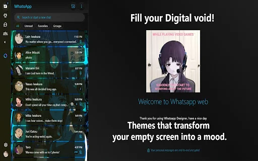 Download Whatsapp Web Designer Terbaru – Kustomisasi Chat Gratis - Screenshot 2