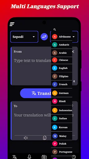Download Sepedi Translation Latest – All-in-One Translator App - Screenshot 2