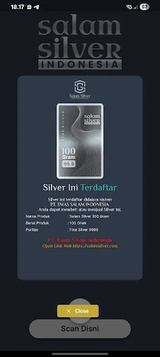 Download Salam Silver Scanner Terbaru – Cek Emas Mudah & Cepat - Screenshot 4