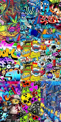 Download Graffiti Wallpaper Terbaru – Seni Jalanan Keren Gratis - Screenshot 1