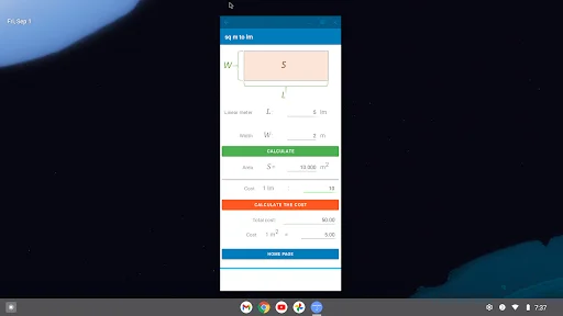 Download Linear Meter – m2 – Konversi Satuan Cepat & Gratis - Screenshot 14