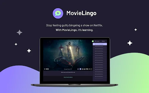 Download MovieLingo Terbaru – Belajar Bahasa Asing di Netflix - Screenshot 1