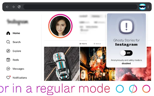 Ghosty Stories for Instagram: Lihat & Download Story Anonim - Screenshot 3