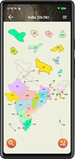 Asia Map Puzzle – Master Asian Geography with Fun Map Puzzles - Screenshot 6