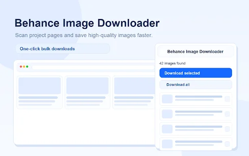 Download Behance Image Downloader Terbaru – Unduh Gambar Mudah - Screenshot 1