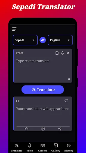 Download Sepedi Translation Latest – All-in-One Translator App - Screenshot 1