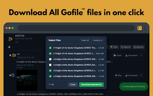 PrevTool: Download & Preview Gofile Tercepat – Unduh Gratis - Screenshot 1