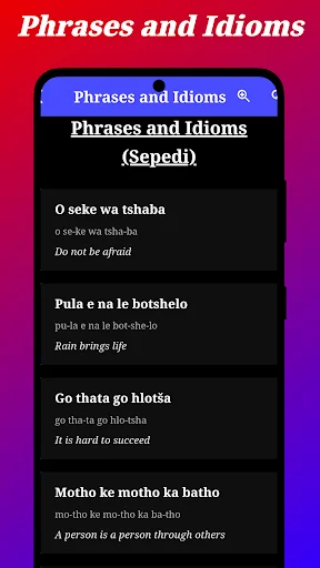 Download Sepedi Translation Latest – All-in-One Translator App - Screenshot 7