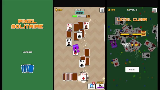 Download Pixel Solitaire : Tripeaks Terbaru – Game Puzzle Retro - Screenshot 9