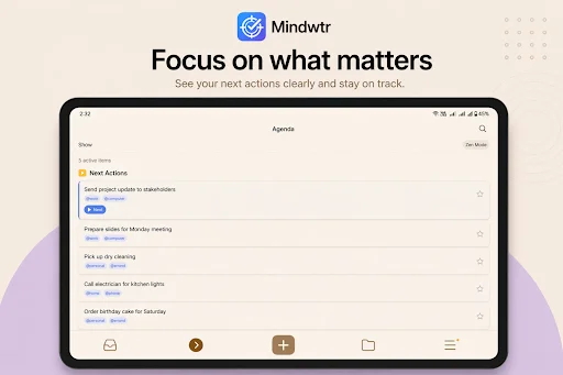 Download Mindwtr Terbaru – Kelola Tugas GTD Offline Gratis - Screenshot 14