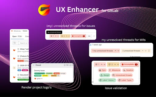 Download UX Enhancer for GitLab Terbaru – Optimasi Workflow Anda - Screenshot 3