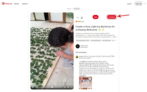 Download Pinterest Video Downloader PinSnap Terbaru – Gratis HD - Screenshot 2