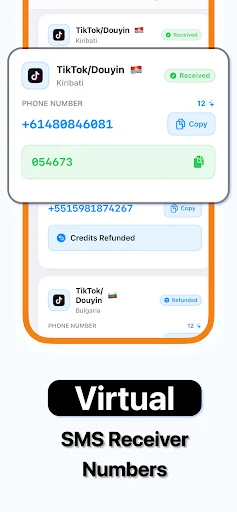 Download SafeSim – Nomor Virtual SMS & Verifikasi Instan - Screenshot 2