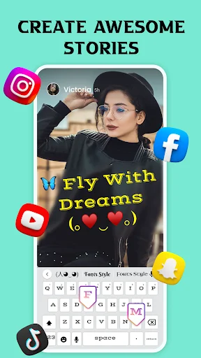 Stylish Text & Keyboard: Font Keren & Tema Keyboard Gratis - Screenshot 30
