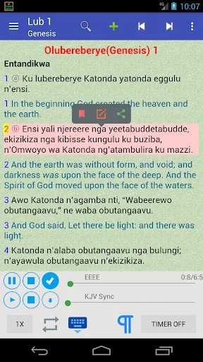 Download Luganda English Audio Bible – Alkitab Audio Gratis - Screenshot 11