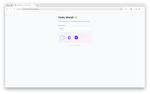 Download JSX Viewer Terbaru – Preview Komponen React Instan - Screenshot 1