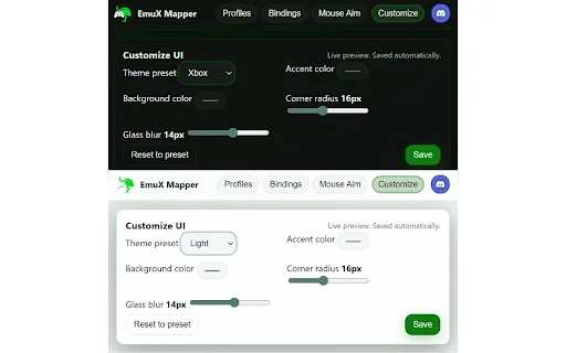 EmuX: Emulator Controller Xbox untuk Cloud Gaming di Browser - Screenshot 2