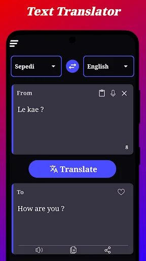 Download Sepedi Translation Latest – All-in-One Translator App - Screenshot 3