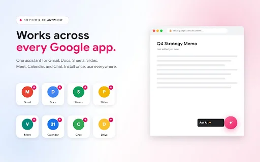 AI Search Assistant: Asisten AI Google & Penulis Email Canggih - Screenshot 3