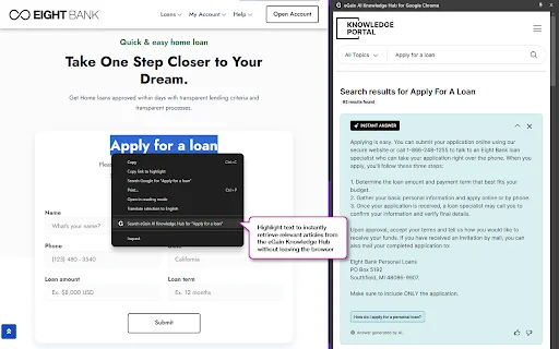 Download eGain AI Knowledge Hub Chrome – Akses AI Terpercaya - Screenshot 3