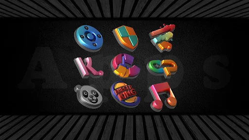 Download Auric Dark – 3D Icon Pack Terbaru – Ikon Premium AMOLED - Screenshot 12