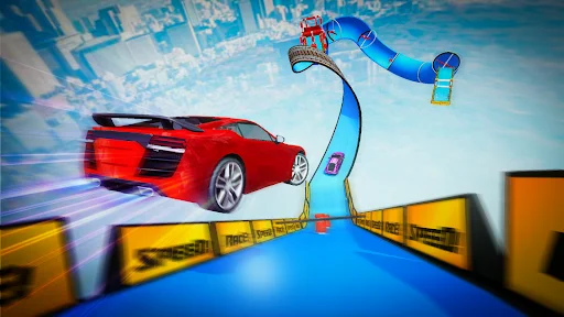 Download Car Stunts: Stunt Driving Game – Aksi Balapan Ekstrem - Screenshot 9