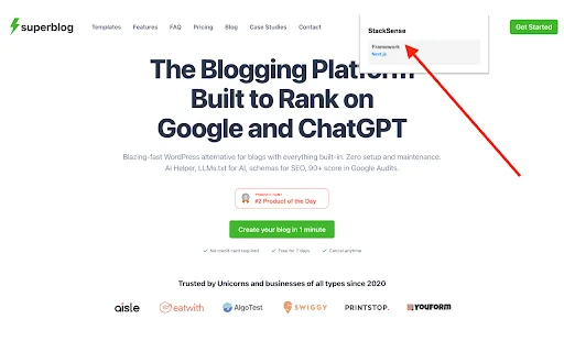Download StackSense Terbaru – Deteksi Teknologi Website Gratis - Screenshot 1